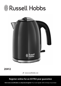 Handleiding Russell Hobbs 20412 Waterkoker