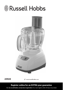 Manual Russell Hobbs 25920 Food Processor