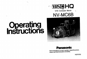 Manual Panasonic NV-MC6B Camcorder