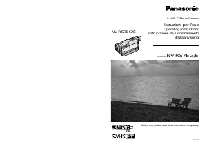 Manual de uso Panasonic NV-RS7EG Videocámara