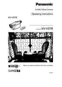 Manual Panasonic NV-VS7B Camcorder