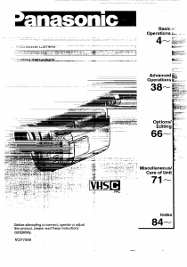 Handleiding Panasonic NV-VX30B Camcorder