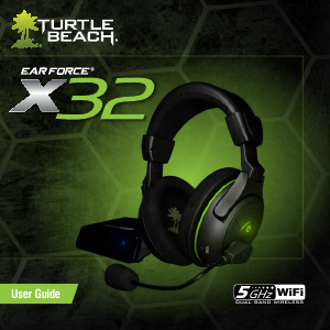 Manual Turtle Beach Ear Force X32 Headset