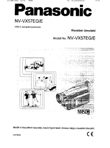 Használati útmutató Panasonic NV-VX57EG Videokamera