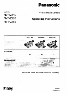 Handleiding Panasonic NV-VZ14EG Camcorder