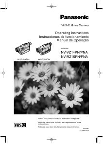 Manual Panasonic NV-VZ14PN Câmara de vídeo