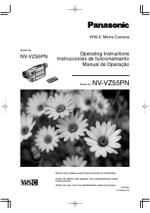 Manual Panasonic NV-VZ55PN Câmara de vídeo