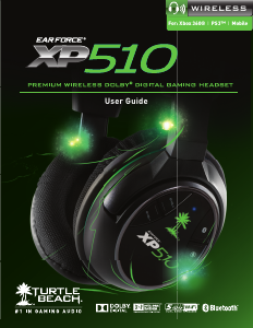 Manual Turtle Beach Ear Force XP510 Headset