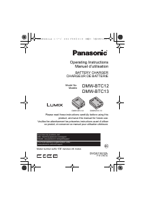 Handleiding Panasonic DMW-BTC12EB Lumix Batterijlader