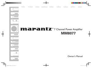 Handleiding Marantz MM8077 Versterker
