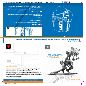 Manual de uso Mad Catz R.A.T. 3 Ratón