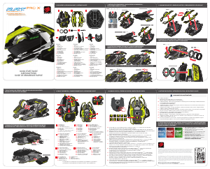 Manual de uso Mad Catz R.A.T. PRO X Ratón