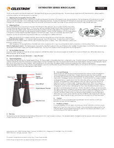 Mode d’emploi Celestron SkyMaster Jumelles