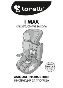 Handleiding Lorelli iMax Autostoeltje