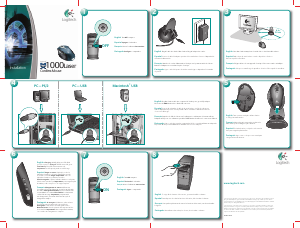 Manual de uso Logitech MX1000 Ratón