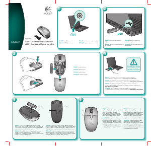 Manual Logitech V200 Rato