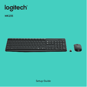 Brugsanvisning Logitech MK235 Tastatur