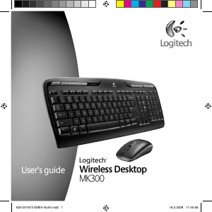 Kullanım kılavuzu Logitech MK300 Klavye