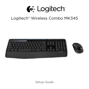 Manuale Logitech MK345 Tastiera