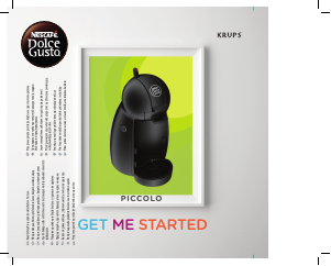 Manual Krups KP1108CS Nescafe Dolce Gusto Piccolo Espresso Machine