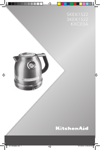 Manual KitchenAid 3KEK1522 Kettle