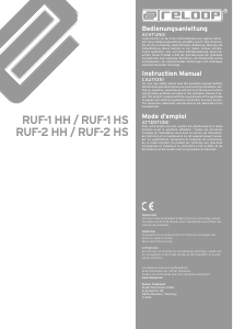 Handleiding Reloop RUF-2 HS Microfoon