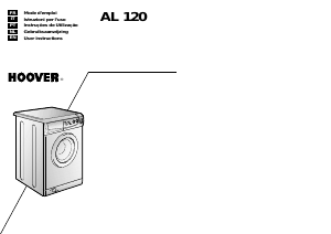 Manuale Hoover AL120 01 Lavatrice