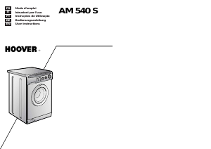 Manual Hoover AM 540S 11 Washing Machine