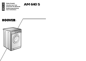 Mode d’emploi Hoover AM 640S 11 Lave-linge