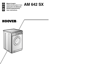 Mode d’emploi Hoover AM 642SX 11 Lave-linge