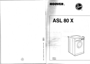 Manuale Hoover ASL 80 X Lavatrice