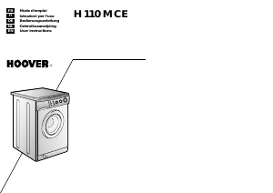 Mode d’emploi Hoover H110 M CE Lave-linge