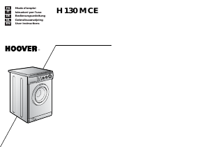 Manual Hoover H130 M CE Washing Machine