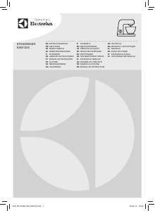 Rokasgrāmata Electrolux ESM1250 Stacionārs mikseris