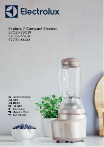 Manual Electrolux E7CB1-53CW Blender