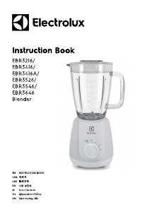 Manual Electrolux EBR3416 Blender