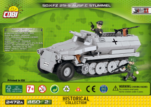 Handleiding Cobi set 2472A Small Army WWII Sd.Kfz. 251-9 ausf. C Stummel