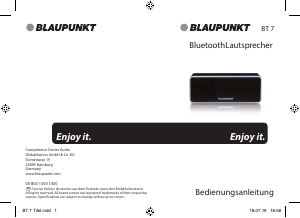 Bedienungsanleitung Blaupunkt BT 7 Lautsprecher