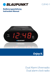 Manual Blaupunkt CLR 42-1 Alarm Clock Radio