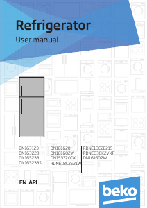 Manual BEKO DN161602W Fridge-Freezer