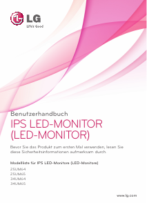 Bedienungsanleitung LG 34UM64 LED monitor