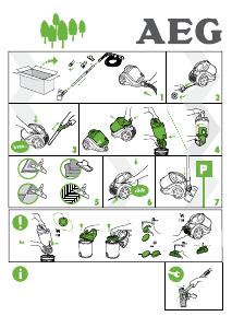 Käyttöohje AEG ACP7810 Pölynimuri