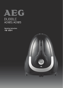 Manual AEG AO1872 Bubble Vacuum Cleaner