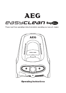 사용 설명서 AEG AVE4121FL EasyClean 진공 청소기