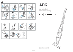 Bruksanvisning AEG QX9-1-50IB Flexibility Dammsugare