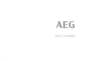 Manual AEG VX8-2-2DB X Silence Aspirador