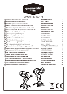 Manuál Greenworks GD24IW Akušroubovák