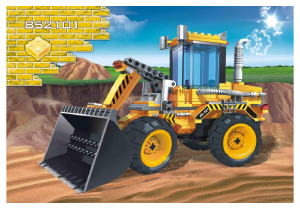 Manual BanBao set 8521 Construction Front loader