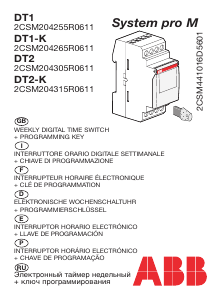 Handleiding ABB DT1-K System Pro M Schakelklok
