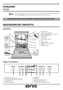 Manuale Ignis GFE 2C26 S Lavastoviglie